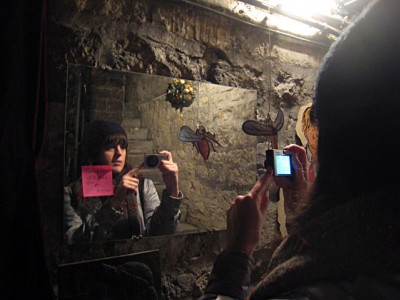 Marjolaine se prend en photo