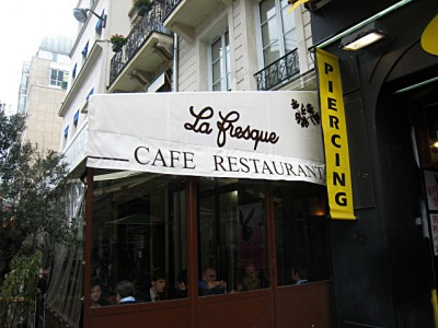 Nous allons au restaurant La Fresque