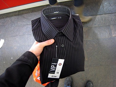 J'achète une chemise Elio