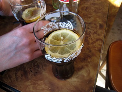 Je bois un coca