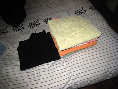 Je plie mon linge