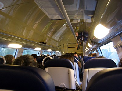 L'intérieur du wagon