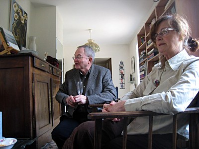 Jean-Michel, le beau père de Marjolaine, et Marie-Thérèse