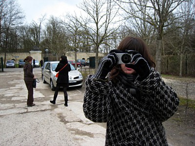 Marjolaine me prend en photo