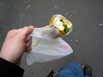 J'achète un sandwich