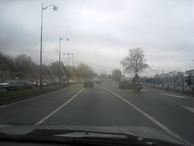 La voiture roule