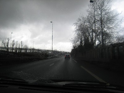 La voiture roule