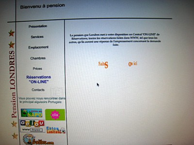 Nous choisissons 'Pension Londres'