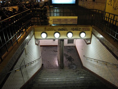 Je prends le métro