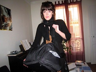 Marjolaine me rejoint avec ses bagages
