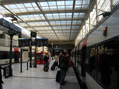 Nous arrivons à l'aéroport