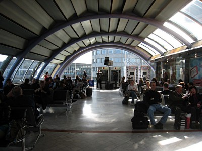 Nous attendons l'embarquement